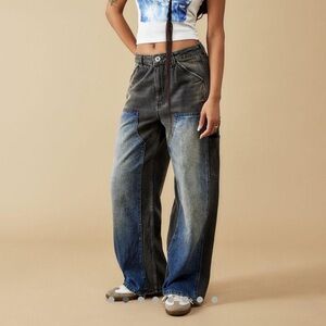Urban Outfitters BDG Jaya Carpenter Mixed Denim Jeans